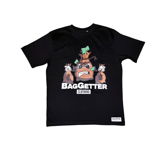 Baggetter Black Tee / Front Logo